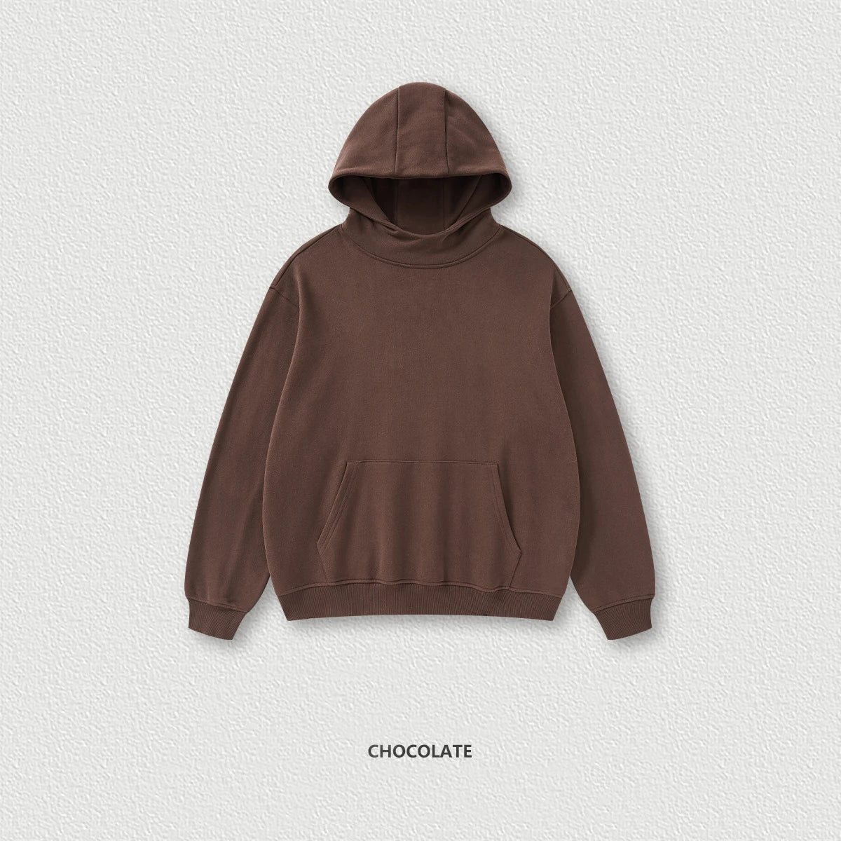 Huili Wholesale Unisex Oversized Sweatshirts Thick Cotton Oversized Hoodies Fleece Lining Men Pullover Plain Blank Hoodie