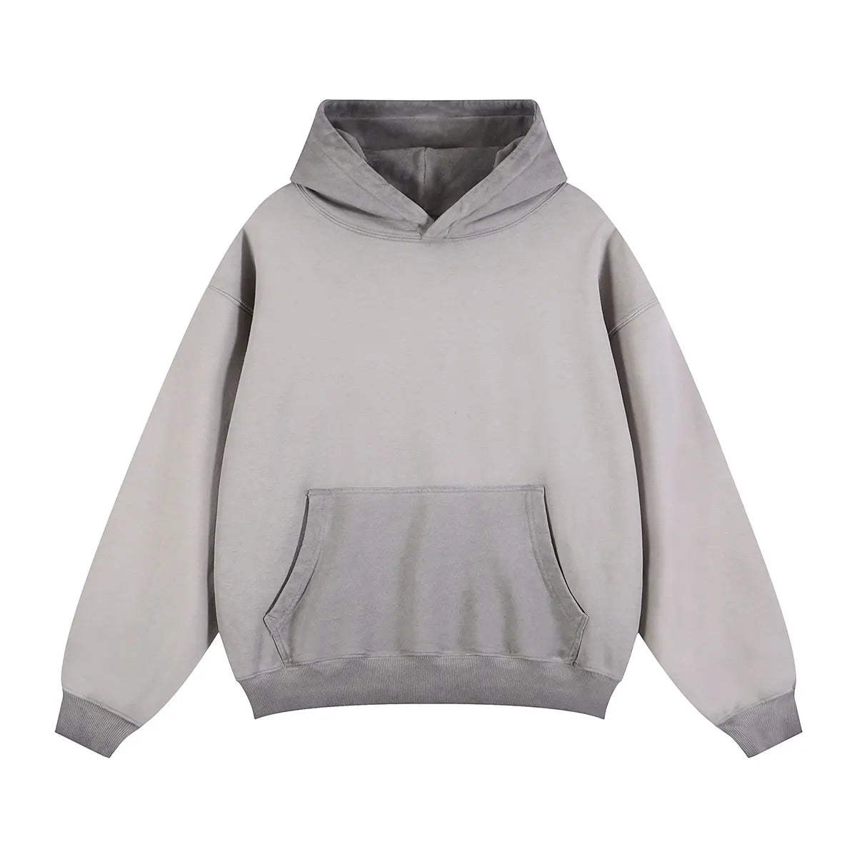 Vintage Fashion Supplier Low MOQ Acid Wash Tie Dye Blank Custom Print Mens Pocket Hoodie