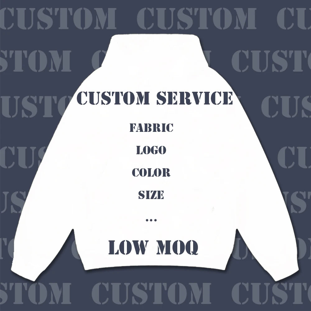 Huili Low Moq High Street Unisex Oversized Heavyweight Cotton Hoodie Jacket Men Custom Vintage Washd Two Way Zip Up Hoodie