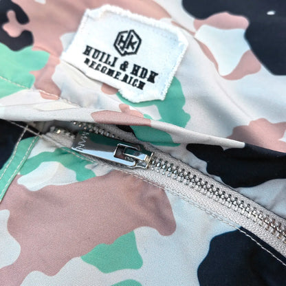 Wide Leg Cargo Track Pants Men Custom Allover Printed Detachable Leg Tactical Camo Work Cargo Pants