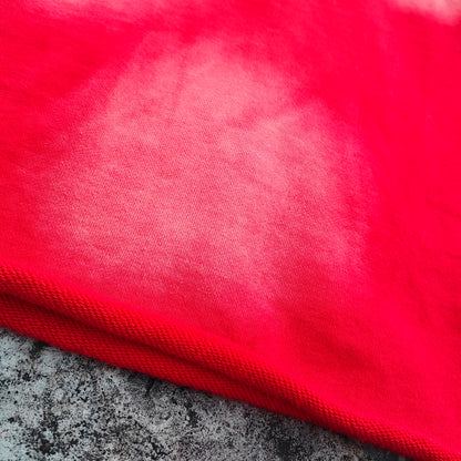 Vintage Washed Heavyweight Cotton T-shirt Men Custom Raw Hem Blank Tee Basic Crew Neck Boxy Cropped Sun Faded T Shirt
