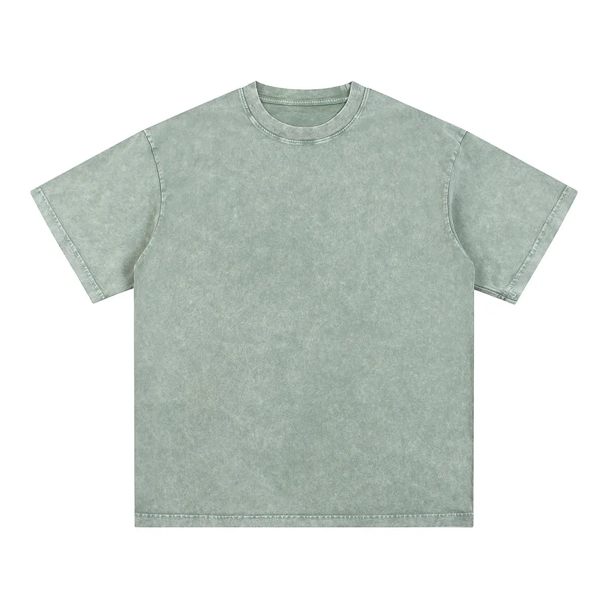 Vintage Fashion Supplier Low MOQ Acid Wash Snowflake Wash Blank Custom Print Mens Loose Fit T Shirt