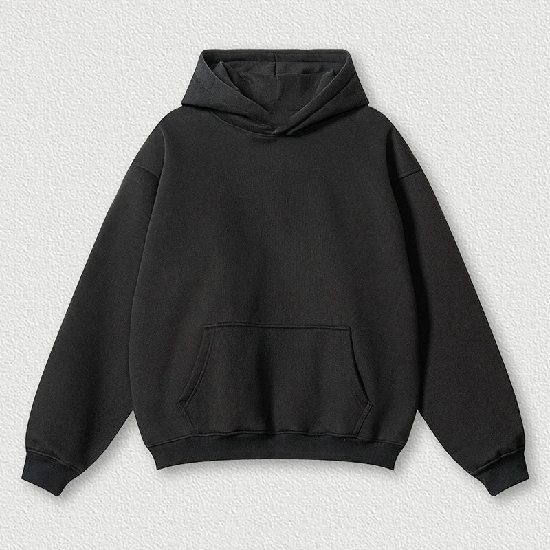 Huili Wholesale Custom Hoodies Unisex Pullover Oversize Heavyweight 100% Cotton Hoodies Usnisex High Quality Hoodie