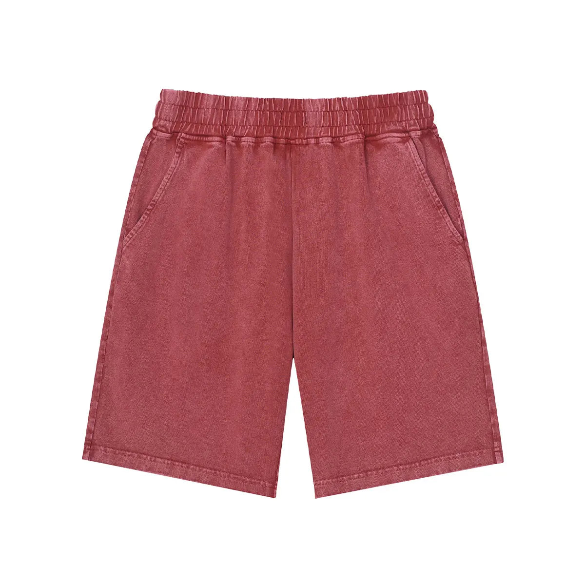 Essential Fashion Supplier Low MOQ Vintage Acid Wash Blank Custom Logo Mens Loose Fit Washed Shorts