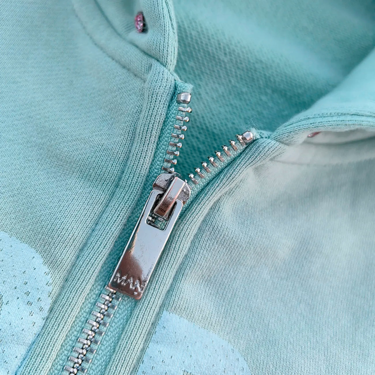 Vintage Washed Heavyweight French Terry Hoodies Oversized Fit Men Zip up Screen Printing Sunfaded Rhinestone Hoodie