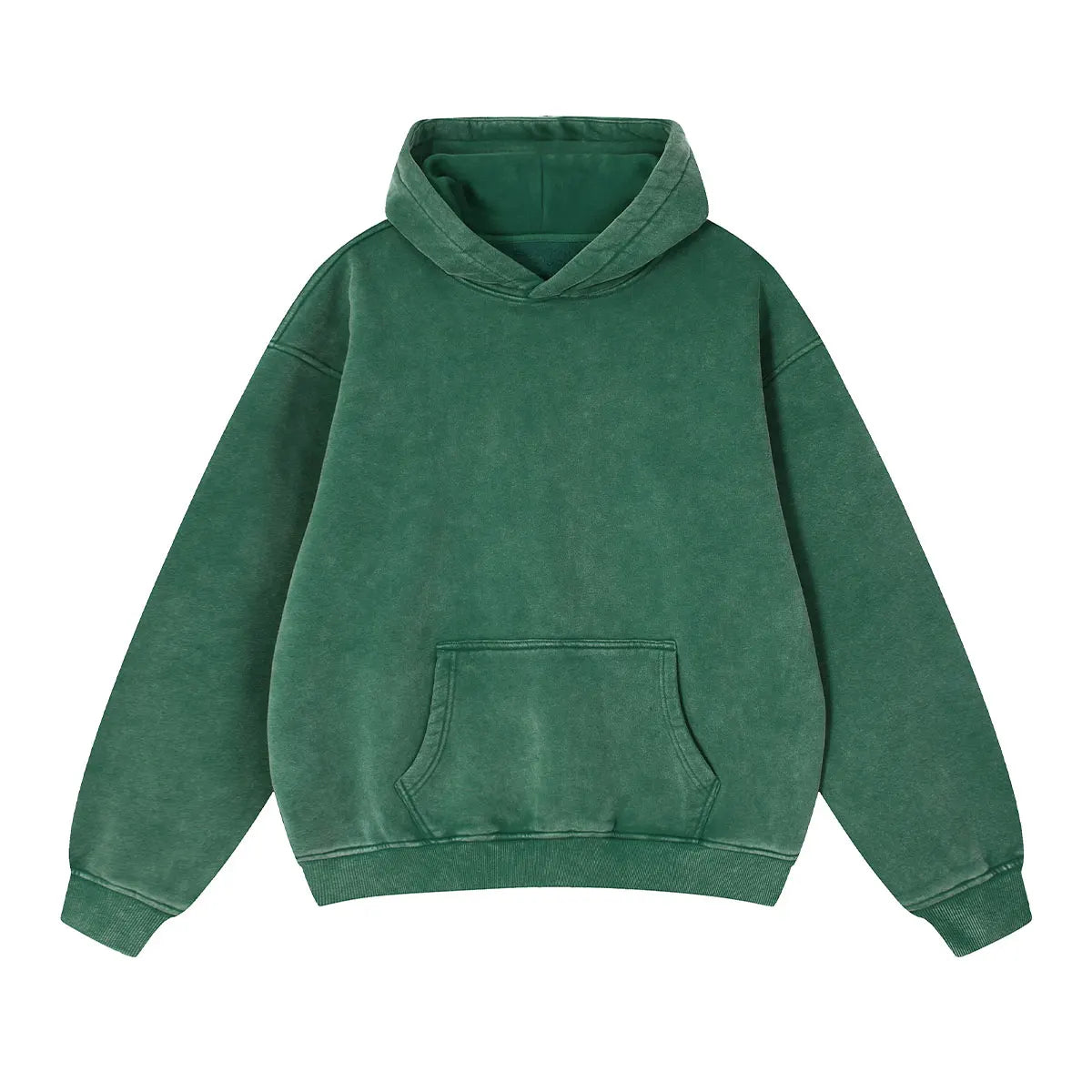 Heavyweight Fleece Supplier Low MOQ Vintage Snowflake Wash Blank Custom Logo Casual Hooded Sweatshirt