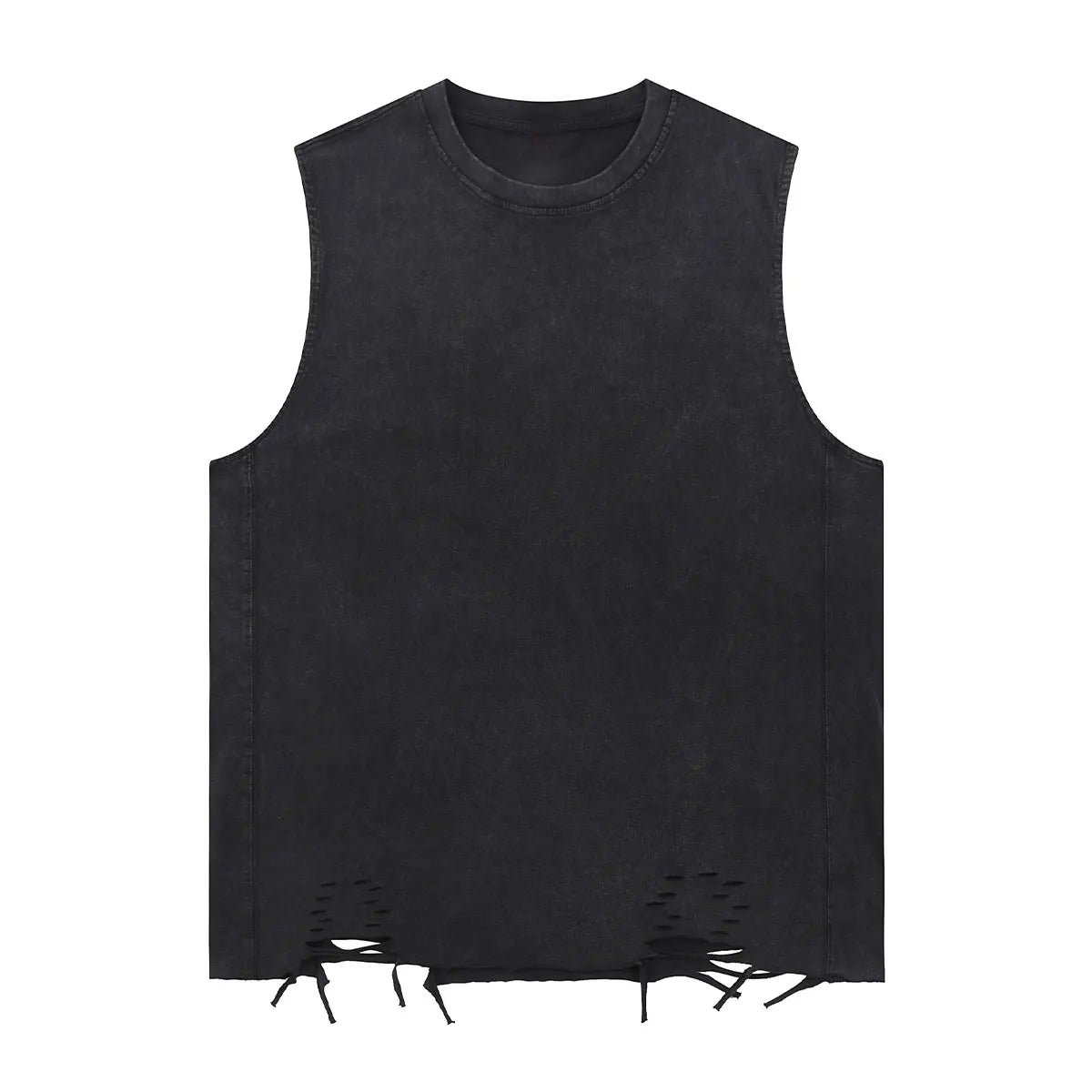 Premium Comfort Manufacturer Supplier Low Moq Vintage Acid Wash Blank Vintage Acid Wash Blank Custom Logo Casual Tank Top