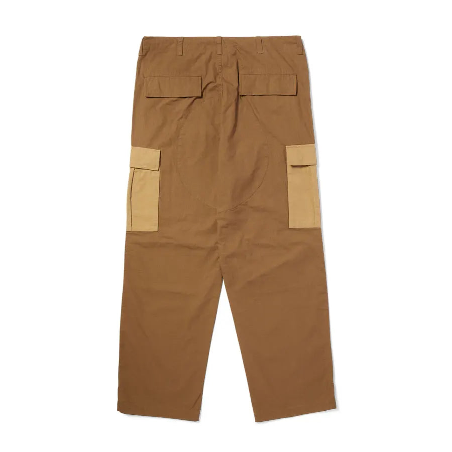 Huilin Factory Oem 100% Cotton Caroenter Pants Wide Leg Oversized Parachute Pants Custom Wide Leg Baggy Cargo Pants Men