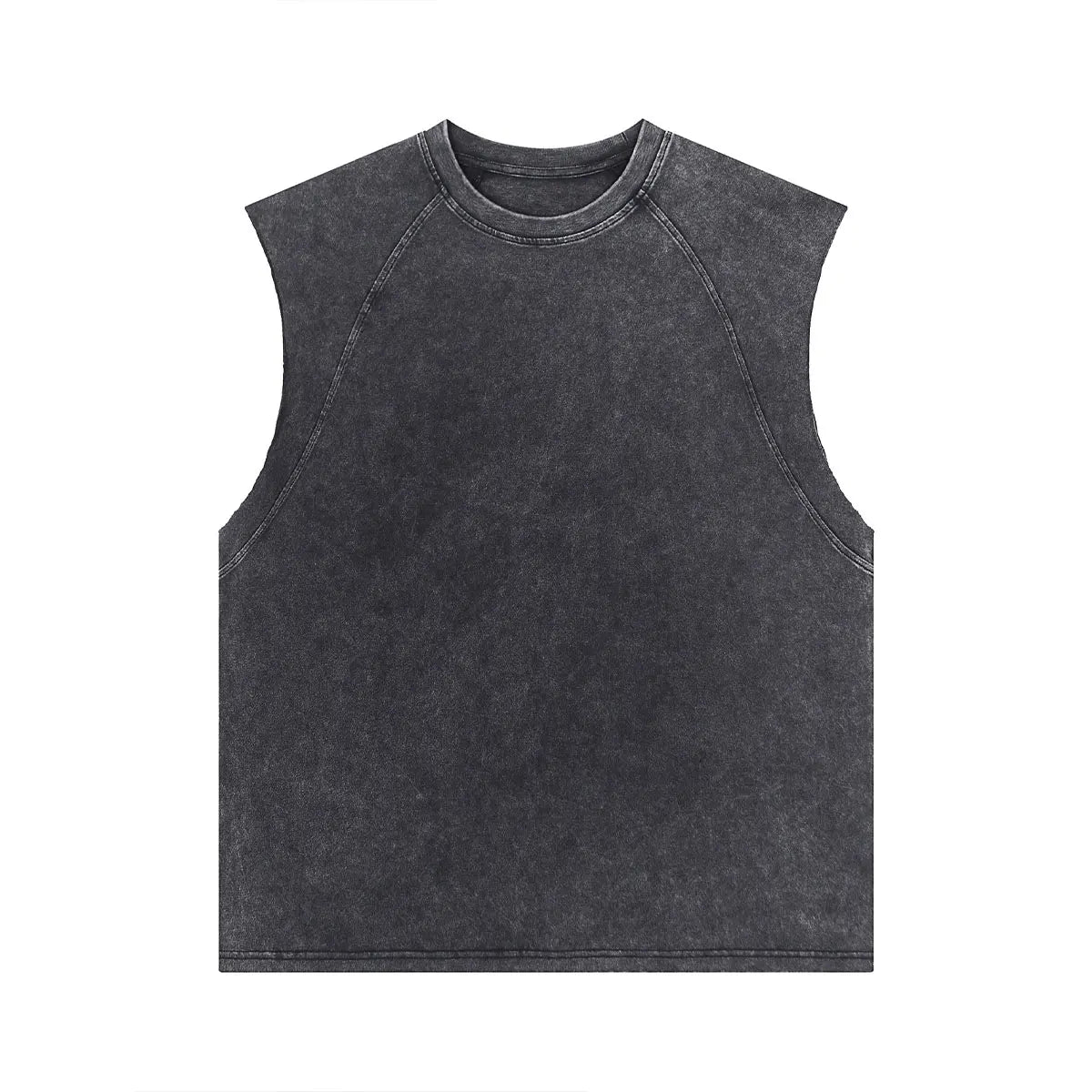 Premium Comfort Manufacturer Supplier Low Moq Vintage Acid Wash Blank Vintage Acid Wash Blank Custom Logo Casual Tank Top