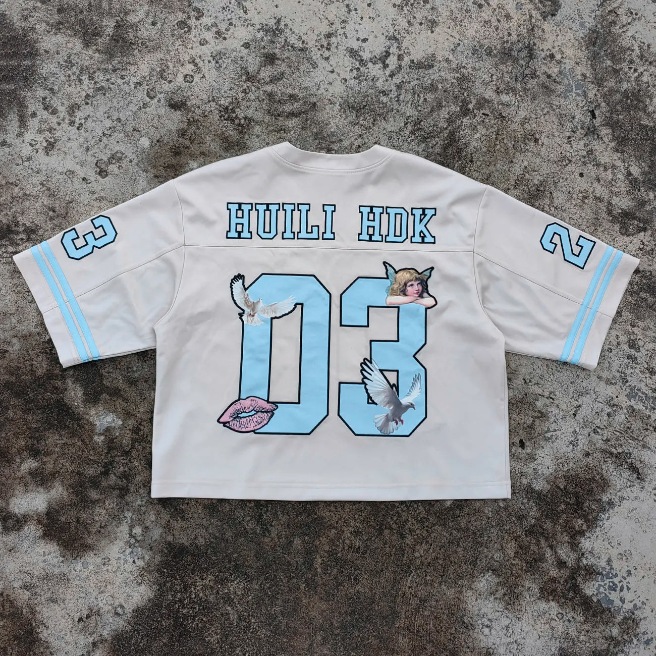 Custom Dtg Printed T-shirts Short Sleeve Heavyweight Cotton Men v Neck Embroidery logo Boxy Cropped T Shirt