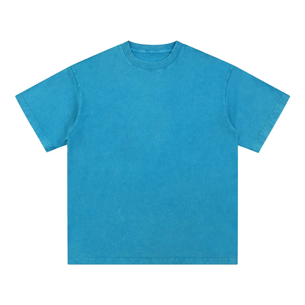 Vintage Fashion Supplier Low MOQ Acid Wash Snowflake Wash Blank Custom Print Mens Loose Fit T Shirt