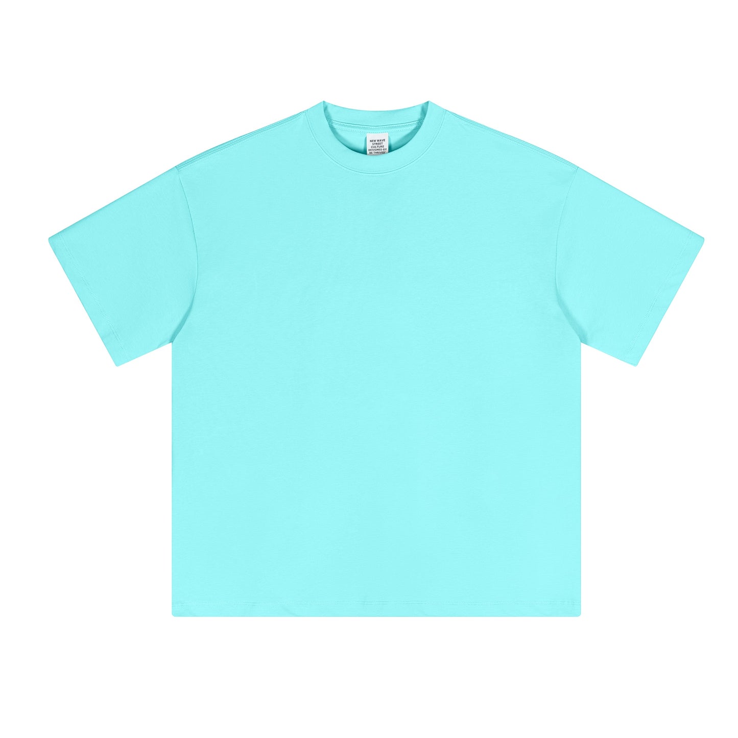 Heavyweight 230G Crew Neck Short sleeve Solid Color 100% Cotton T-shirt