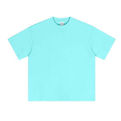 Heavyweight 230G Crew Neck Short sleeve Solid Color 100% Cotton T-shirt