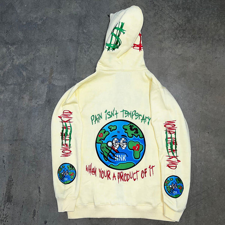 Monster factory wholesale blank hoodies custom print/embroidery